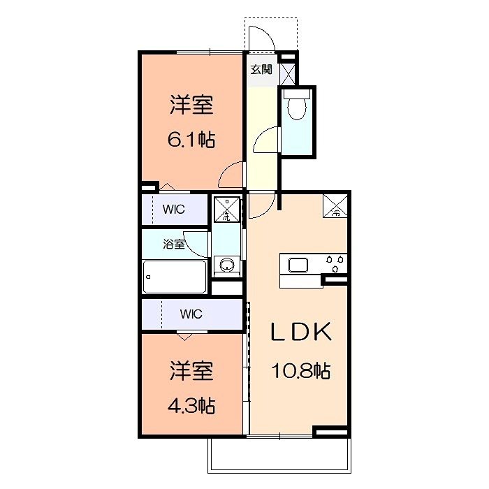 アジュールｕ 間取り