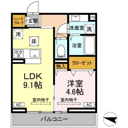 ルドベキア湘南台 間取り