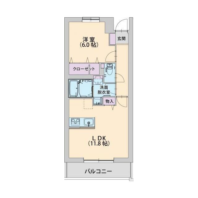パラッツォ淵野辺Ⅲ 間取り