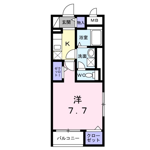 ダウンタウン　ワイ 間取り