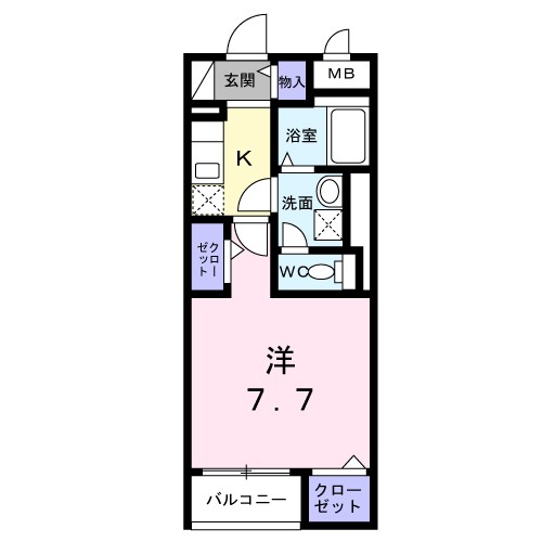 ダウンタウン　ワイ 間取り