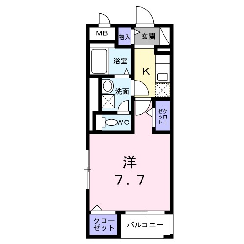 ダウンタウン　ワイ 間取り