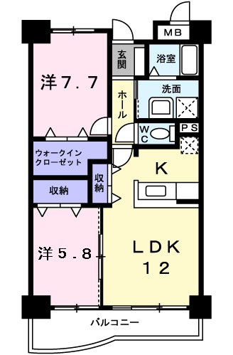 アンソレイエ　アオキ 間取り