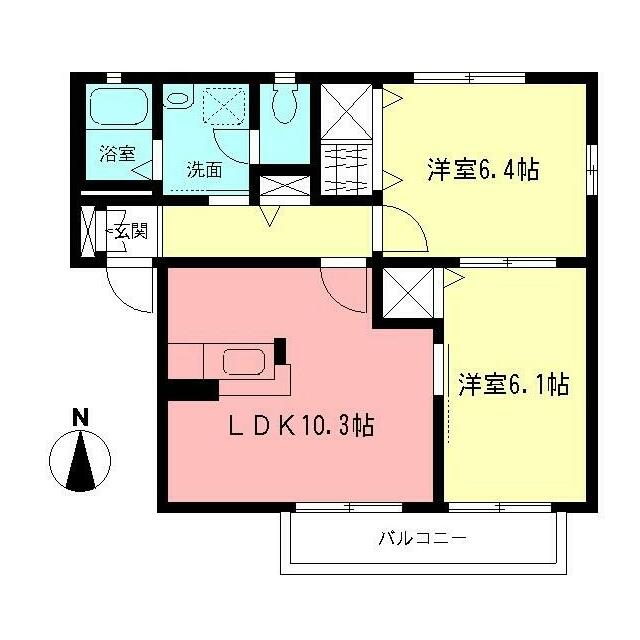 アーバンハイツ雅Ⅱ 間取り