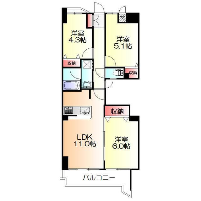 ライオンズマンション町田駅前 間取り