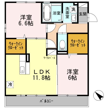 グランソーレⅡ 間取り