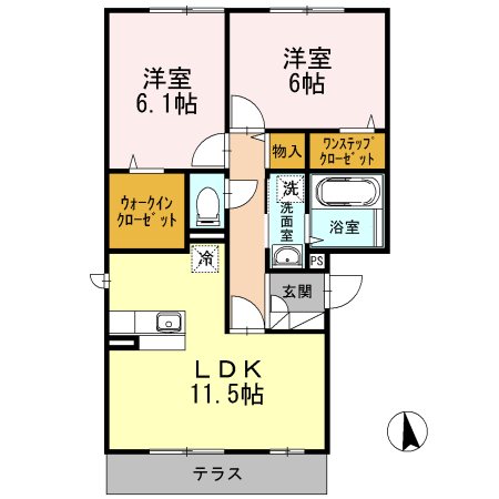 グランフォート　参番館 間取り