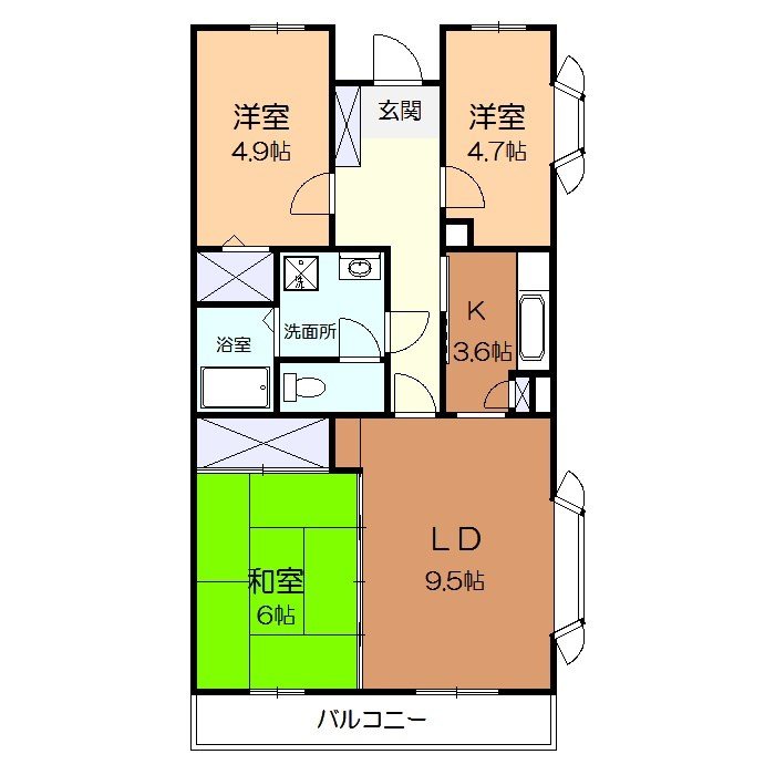 ＲＩＶＥＲ矢羽根 間取り