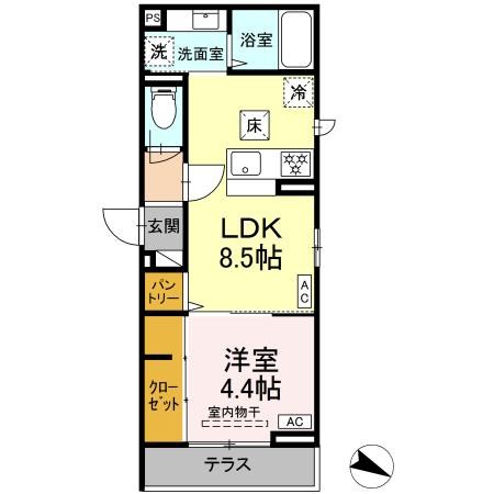 エスペリア東柏ヶ谷二丁目 間取り