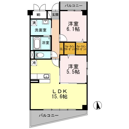エレガントヴィラ 間取り