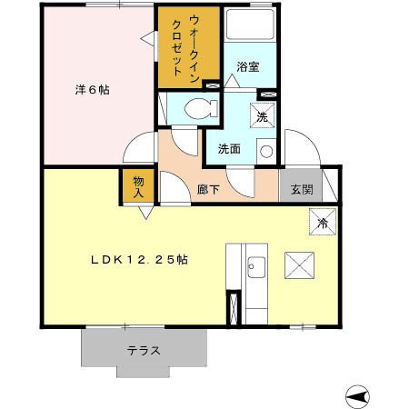 エスペランサ　Ａ 間取り