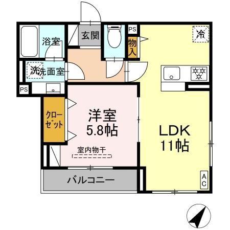 イヴレーア中町 間取り