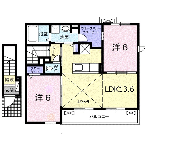 ラフレシールⅢ 間取り