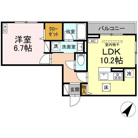 イヴレーア中町 間取り
