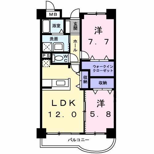 アンソレイエ　アオキ 間取り