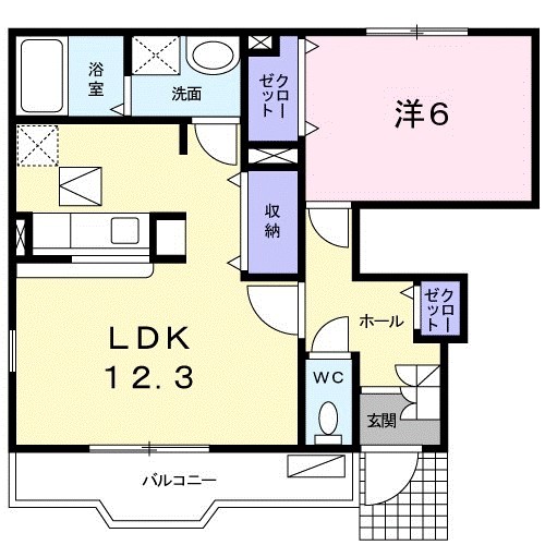 パーク　ヒルズ１番館 間取り