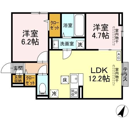 セン・ラークヒルズ 間取り