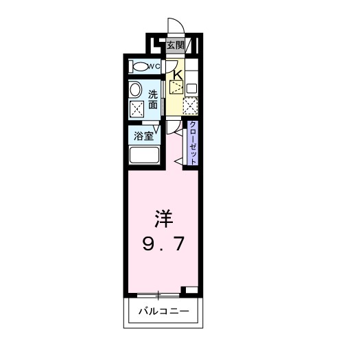 アイル：ヴィラＫ 間取り