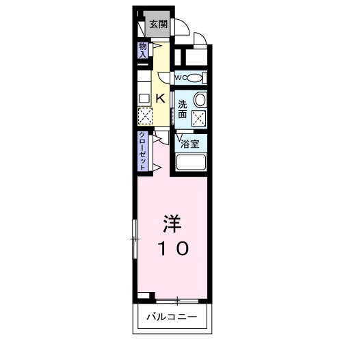 アイル：ヴィラＫ 間取り