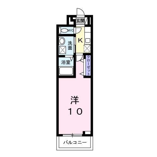 アイル：ヴィラＫ 間取り