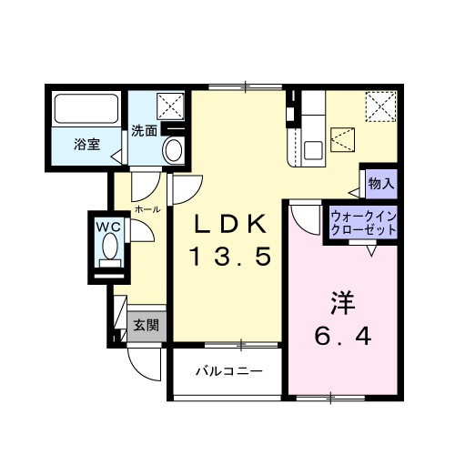 上荻野アパート 間取り