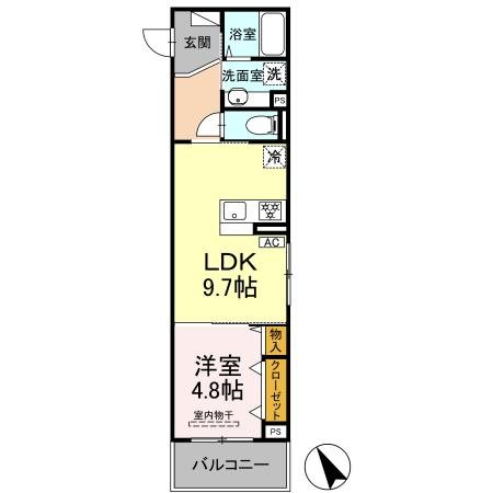 Ｄ　Ｐａｉｎａ　Ｔａｋａｋｕｒａ 間取り
