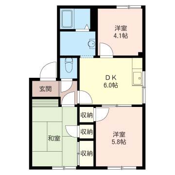 ドルチェ新田Ⅱ 間取り