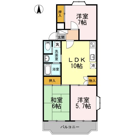 ウエストヒル湘南台 間取り