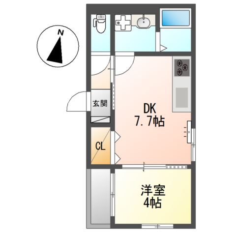 アプリコットＤ 間取り