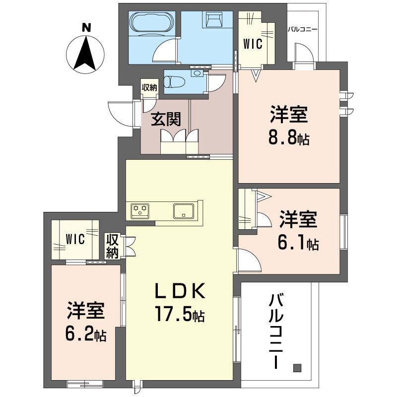 セントラル　レジデンス 間取り