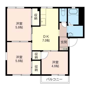 メルヴィーユ大住台 間取り