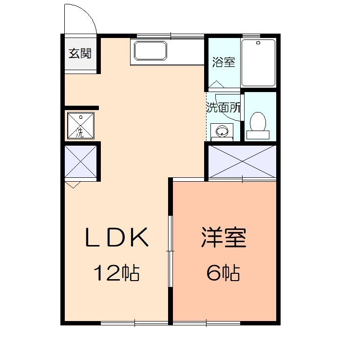 ＮＹコーポ・Ｃ 間取り