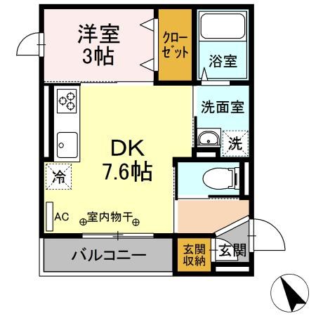エムズ　バーレイ湘南平塚 間取り