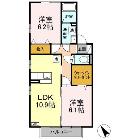 クレール秋桜 間取り