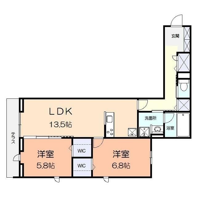 Ｌｏｔｕｓ淵野辺 間取り