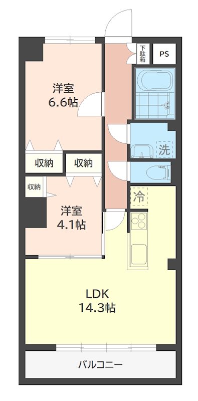 AVAIL本厚木 間取り