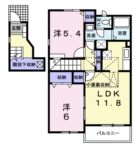 アグリーアブルⅡ 間取り