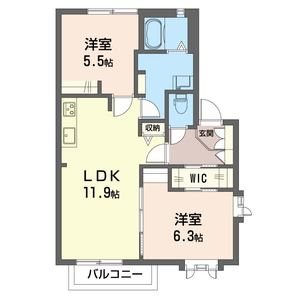 クレスト広田 間取り