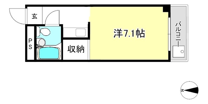 ハイツタケイチ 間取り