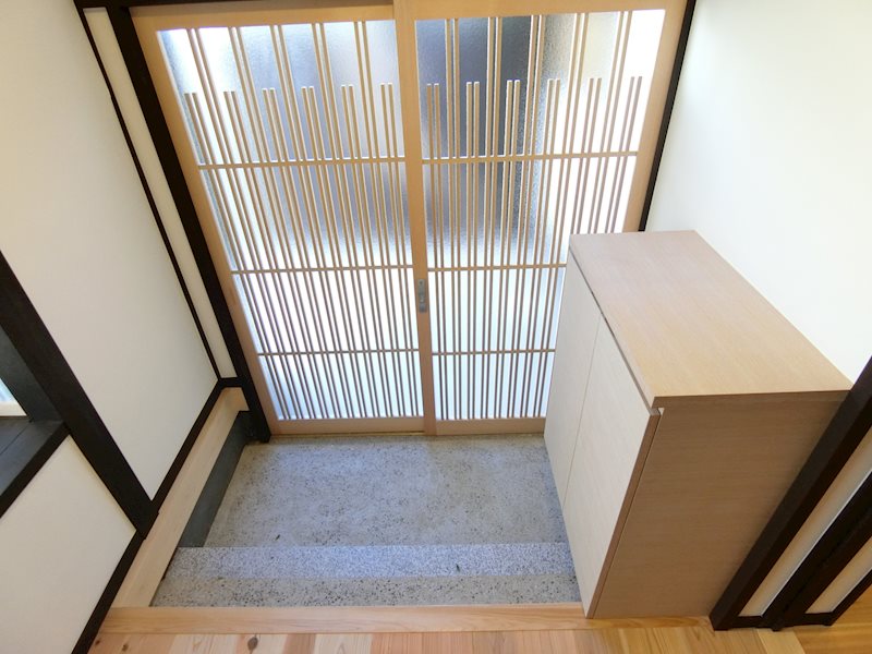 小山元町京町家 玄関