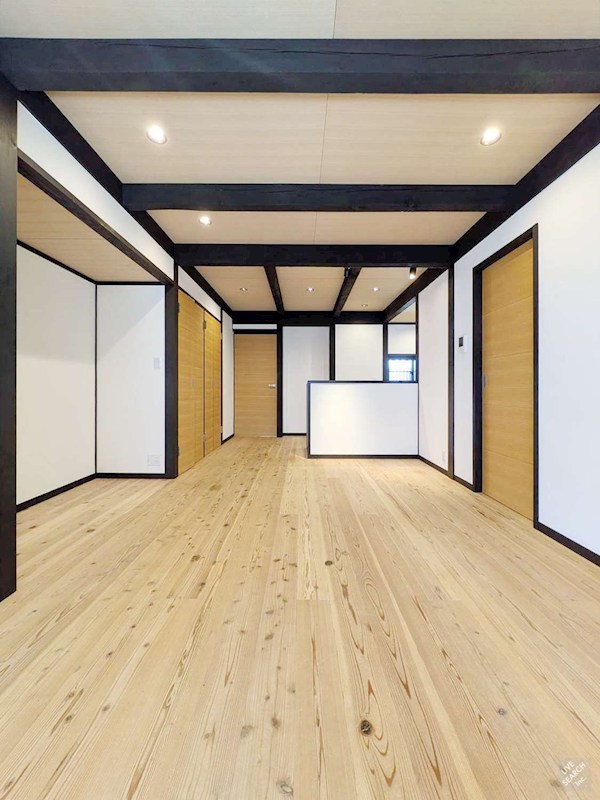 小山元町京町家 リビング