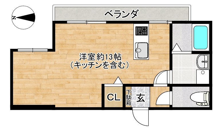 ブドワ－ル北山 間取り