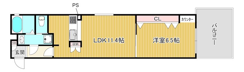 スミレスタ烏丸五条 間取り
