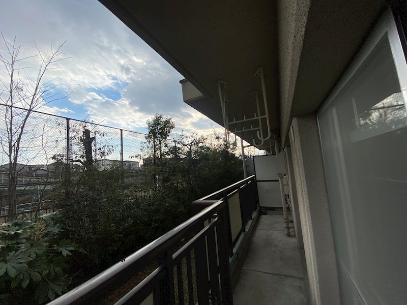 西京極市営住宅10号棟 ベランダ