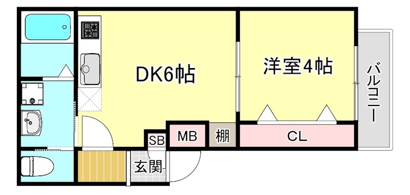プランドール百万遍2nd 間取り
