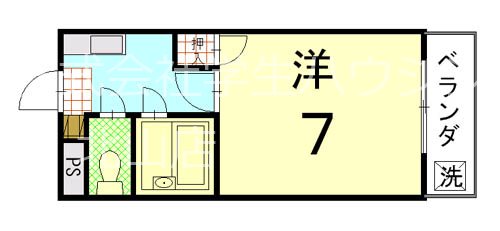 コーポフローレル 間取り