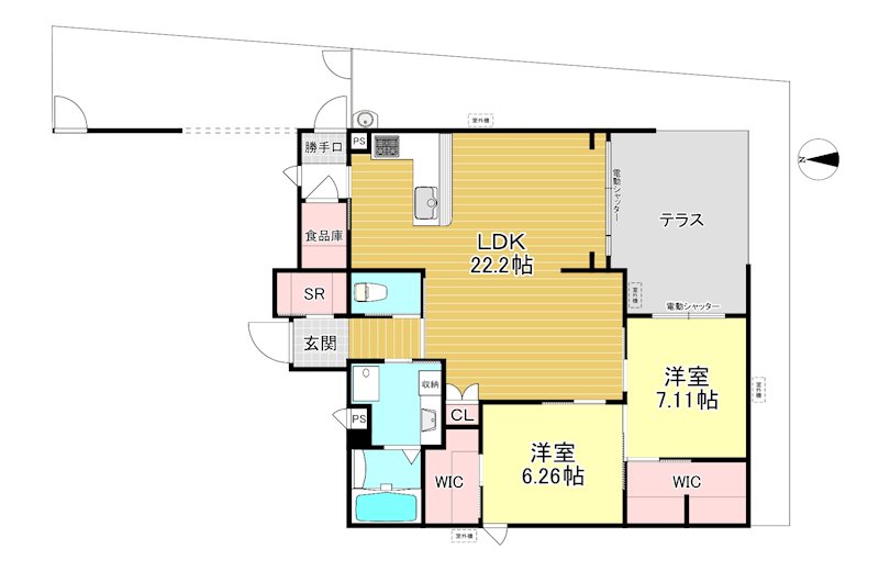 Bellissimo継孝院 間取り