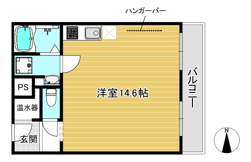 百万遍ハイツ 間取り