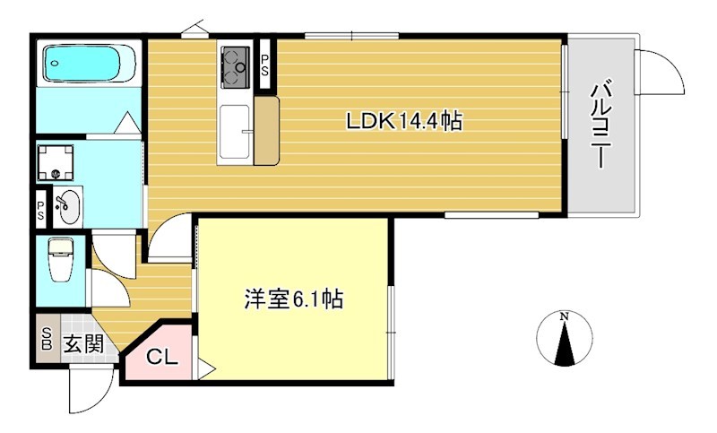 ラルーチェ聖護院 間取り