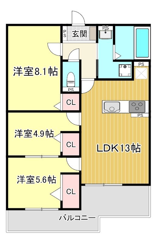 Plume葛野三条 間取り